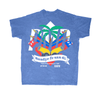 PMDxTOPSON Haitian Flag Tee Alt - Blue