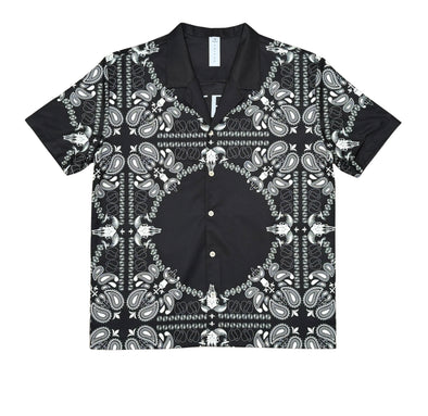 Vie Riche Paisley Reversible Woven Shirt (Black)