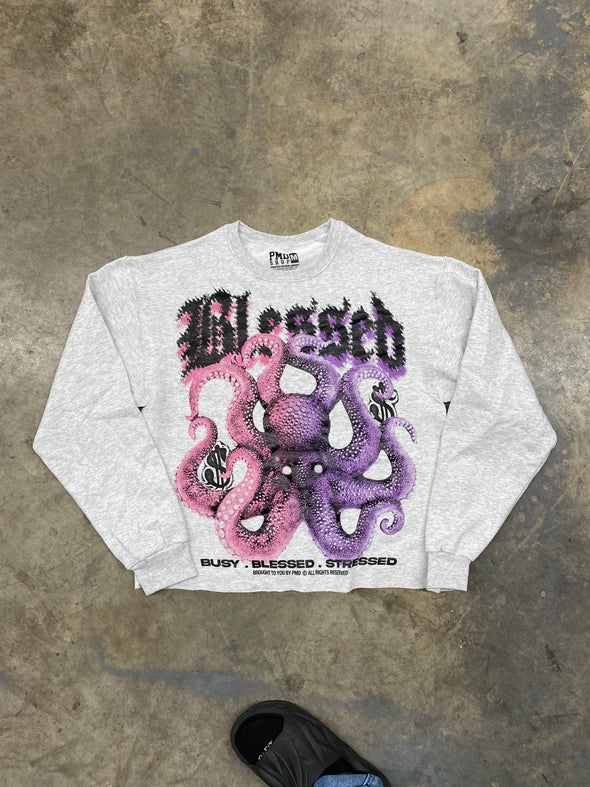 PMD Busy Blessed Stressed Crewneck