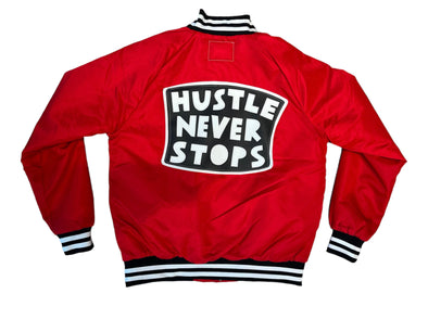 PMD “Hustle Never Stops” Jacket Red