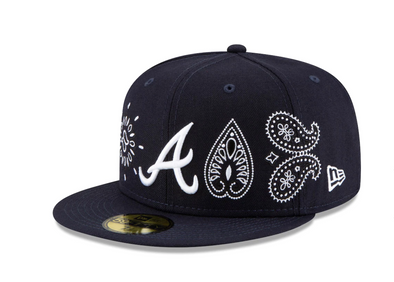 New Era Atlanta Braves Fitted Hat (Bandana)