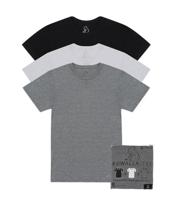 Kuwalla 3-Pack Mix Crewneck Tees