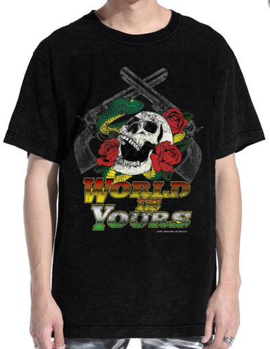 Lifted Anchor  “World Is Yours“ Tee (Blk)