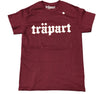 Trapart Logo Tee (Burgundy/Cream)