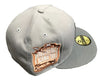 New Era Boston Red Sox Fitted Hat (Gray/Peach Brim)