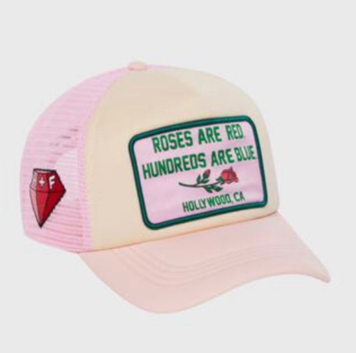 Homme Femme Poetry Trucker hat Pink