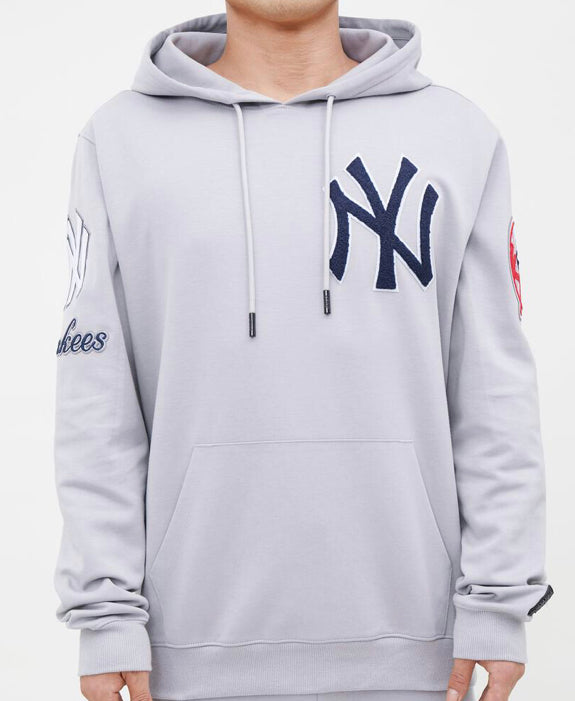 Pro Standard Yankee Logo Hoodie (Grey)