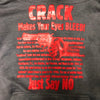 MadeByCrack “Crack Makes Your Eyes Bleed” Hoodie (Red)